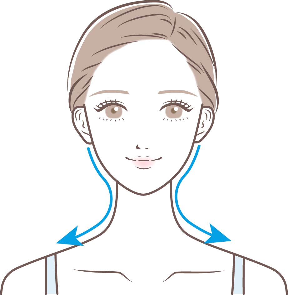 下膨れ 顔 リンパマッサージ