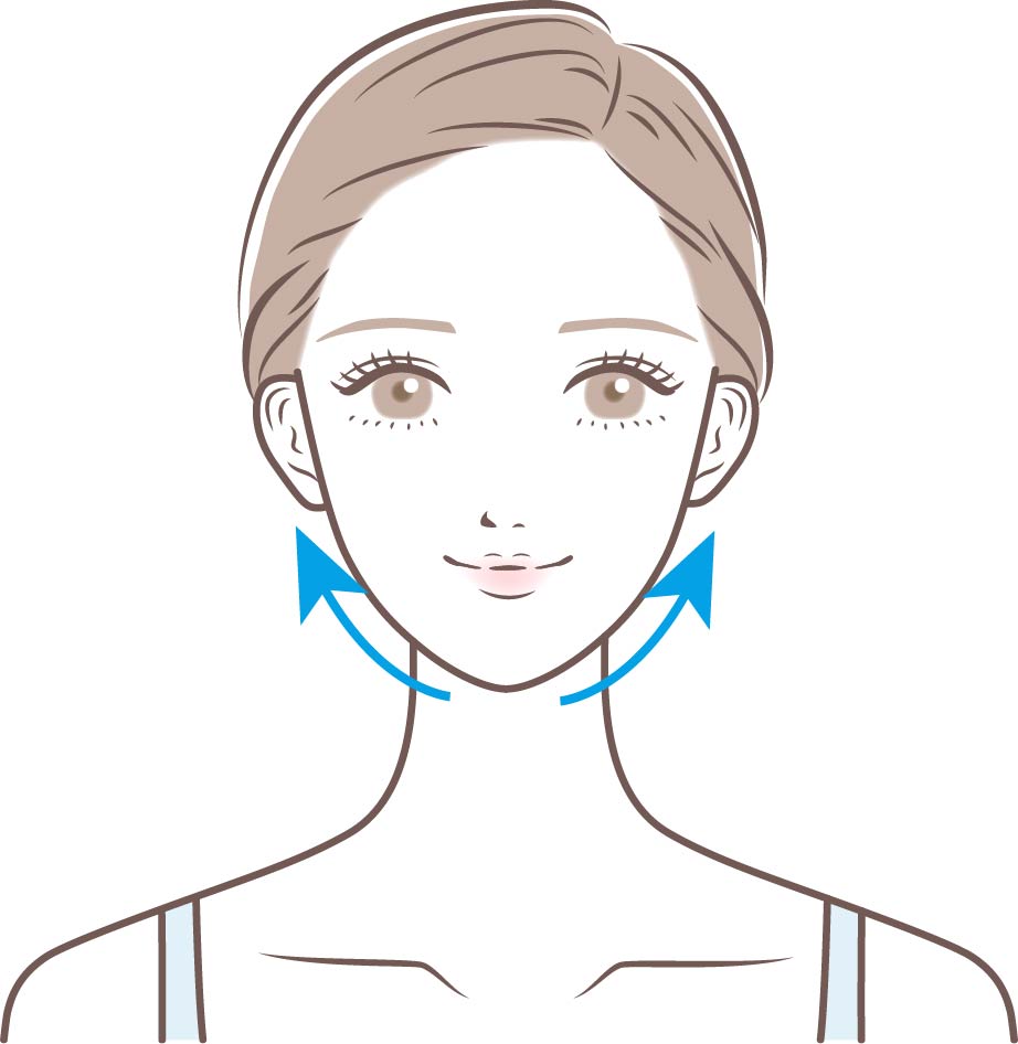 下膨れ 顔 リンパマッサージ